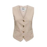 ONLTIGGY S/L FIT CORD VEST TLR Kadın Bej Yelek - 15331546 38 Bej