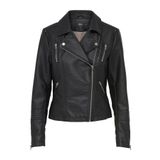 ONLY 15153079 Onlgemma Faux Leather Bıker Otw Noos Kadın Deri Mont Black