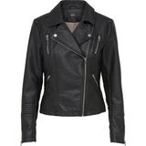 Only 15153079 Only Onlgemma Faux Leather Bıker Otw Noos Kadın Deri Mont Black - 36 - Siyah