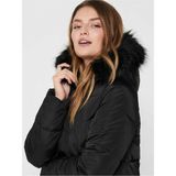 Only 15205638 Onlmonica Short Puffer Jacket cc Otw Kadın Mont Black - Siyah