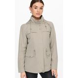 Only 15218612 Only Kadın Trençkot Silver Lining - XS - Gümüş