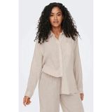 Only 15259585 Kadin Gomlek - Krem - XS