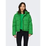 Only 15287911 Onlann Premium Puffer Jkt Short Otw Yeşil Kadın Mont Kaban