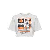 Only 15290663 Beyaz Kadın T-shirt