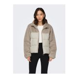 Only 15292945 Wanja Fur Puffer Mix Krem Kadın Mont
