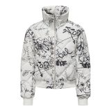 Only 15293753 Onlmia Short Aop Puffer Cc Otw Beyaz Kadın Mont