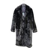 Only 15294033 Onlrıkke Vıda Faux Fur Otw Cs Kadın Kadife Kürklü Kaban - M - Black