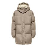 Only 15294690 Onlvilma Down Açık Kahverengi Jacket CC OTW Kadın Mont