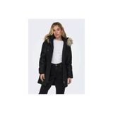 Only 15304625 Iris Fur Winter Lıfe Cc Otw Siyah Kadın Parka Mont