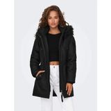 Only 15304625 Iris Fur Winter Siyah Kadın Parka Mont