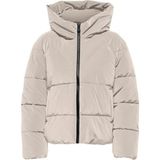 Only 15318451 Onlece Puffer Grey Moonbeam Kadın Mont - XL - Krem