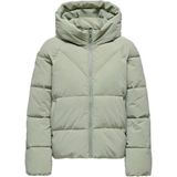 Only 15318451 Onlece Puffer Lıly Pad Kadın Mont - Yeşil - S