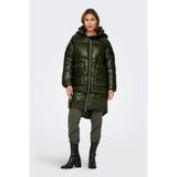 Only 15321848 Onlsky Oversızed Puffer Coat cc Otw Kadın Şişme Kaban - Asker Yeşili