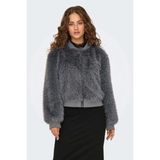 Only 15322405 Onlmanny Faux Fur Phantom Kadın Mont - Gri - S