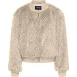 Only 15322405 Onlmanny Faux Fur Pumıce Stone Kadın Mont - Bej - XS