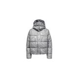 Only 15326045-DECEMBER-SKY Onlmercedes AOP Puffer Gri Kadın Mont