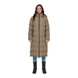 Only 15326655-WALNUT Onlpaula Premium Puffer Krem Kadın Mont