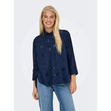 Only 15360467 Kadin Gomlek - Lacivert - S