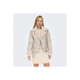 ONLY Agnete Kadın Krem Deri Ceket (15260002-PS)