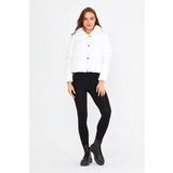 Only Anja Fuffer Kadın Beyaz Şişme Mont - 15234958