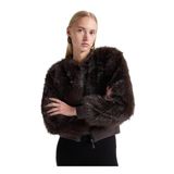 Only Antrasit Kadın Mont Onlmanny Faux Fur Bomber Cc Otw, L