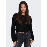 Only Bayan Arkası Dekolteli Örme Kazak 15317706 - XL - Siyah
