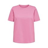 ONLY Bayan Onlfreja Life S/S Luxe Top Cc JRS Noos, Pembe torba., S