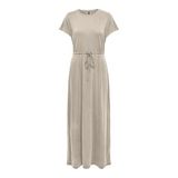 ONLY Bayan Onlhannah S/S Uzun Elbise JRS, Gri (Feather Gray), XS