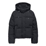 ONLY Bayan Onlhope Kısa Puffer Jacket Cc OTW Kapitone Ceket, Gri, XL