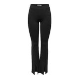 ONLY Bayan Onlpaige Life Front Slit Pant TLR Noos Pantolon, Siyah, XS / 30L