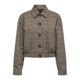 ONLY Bayan Onlricca Life Check Mont OTW, Seal Brown:, L