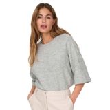 ONLY Bayan Onlsimoni 3/4 kazak KNT Noos, Açık gri melanj, XL