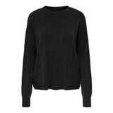 ONLY Bayan Onltess Ls O-Neck KNT kazak, koyu gri melanj, S
