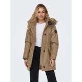 Only Bayan Parka Uzun Mont 15304625 - XS - Kahverengi