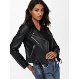 Only Bayan Siyah Biker Deri Ceket 15232135