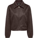 Only Bayan Suni Süet Ceket 15373316 - XS - Dropsuz - Koyu Kahve