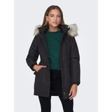 Only Bayan Uzun Mont Kapüşonlu Parka 15300633 - XS - Black