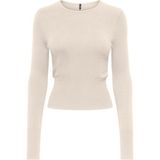 Only Bayan Vizkon Triko Ince Kazak 15378352 - Bej - XL