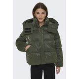 ONLY Bergen Life Oversize Kadın Puffer Mont Şişme Kışlık Ceket