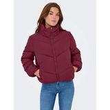 Only Cabernet Puffer Kadın Kıslık Mont Bordo Uzun Kol Normal Kesim S 15308639