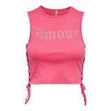 ONLY Crop Top T-shirt, M, 15289612, Pembe, Kadın