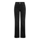 ONLY Dar Denim Pantolon ONLJUICY-WAUW HW WIDE DNM GUA006 NO, 26/30, 5003338009, Siyah, Kadın