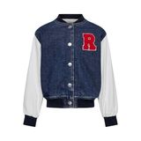 ONLY Erkek Çocuk Bomber Ceket, Denim, Çok Renkli, 13 Yaş