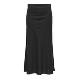 ONLY Etek ONLGOA HW LINEN BL LONG SKIRT CC PN, M, 5003338049, Siyah, Kadın