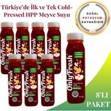 Only Fresh %100 Cold-Pressed Red Star Karışık Meyve Suyu 250ML x 8 Adet - 250 ml