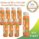 Only Fresh 250 ml Havuç Portakal Karışım Taze Soğuk Sıkım Meyve Suyu (8 adet)