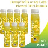 Only Fresh Limonata Taze Soğuk Sıkım 250ml x 8 Adet - 2 lt