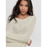 Only Geena Pullover Triko Kadın Kazak - 15113356 - M - Ekru