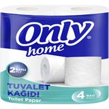 Only Home 2 Katlı 4'lü Tuvalet Kağıdı