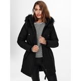 Only Iris Fur Winter Parka cc Otw Kadın Siyah1 Mont 15213755-02 - XS